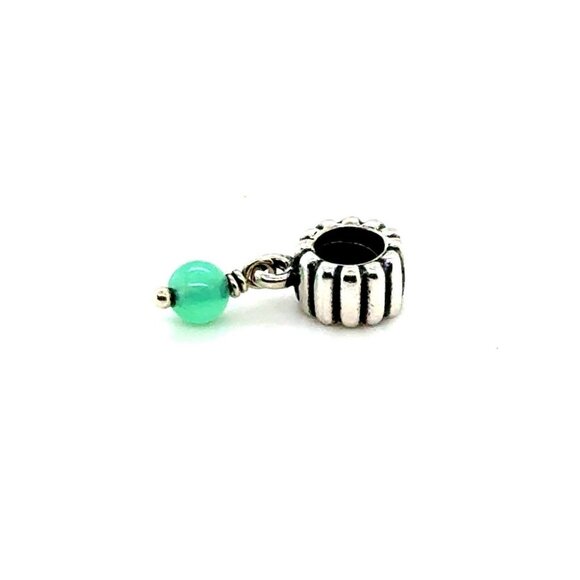 Pandora Green Birthstone Dangle Charm - Picture 1 of 3